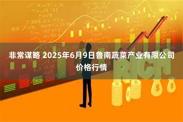 非常谋略 2025年6月9日鲁南蔬菜产业有限公司价格行情